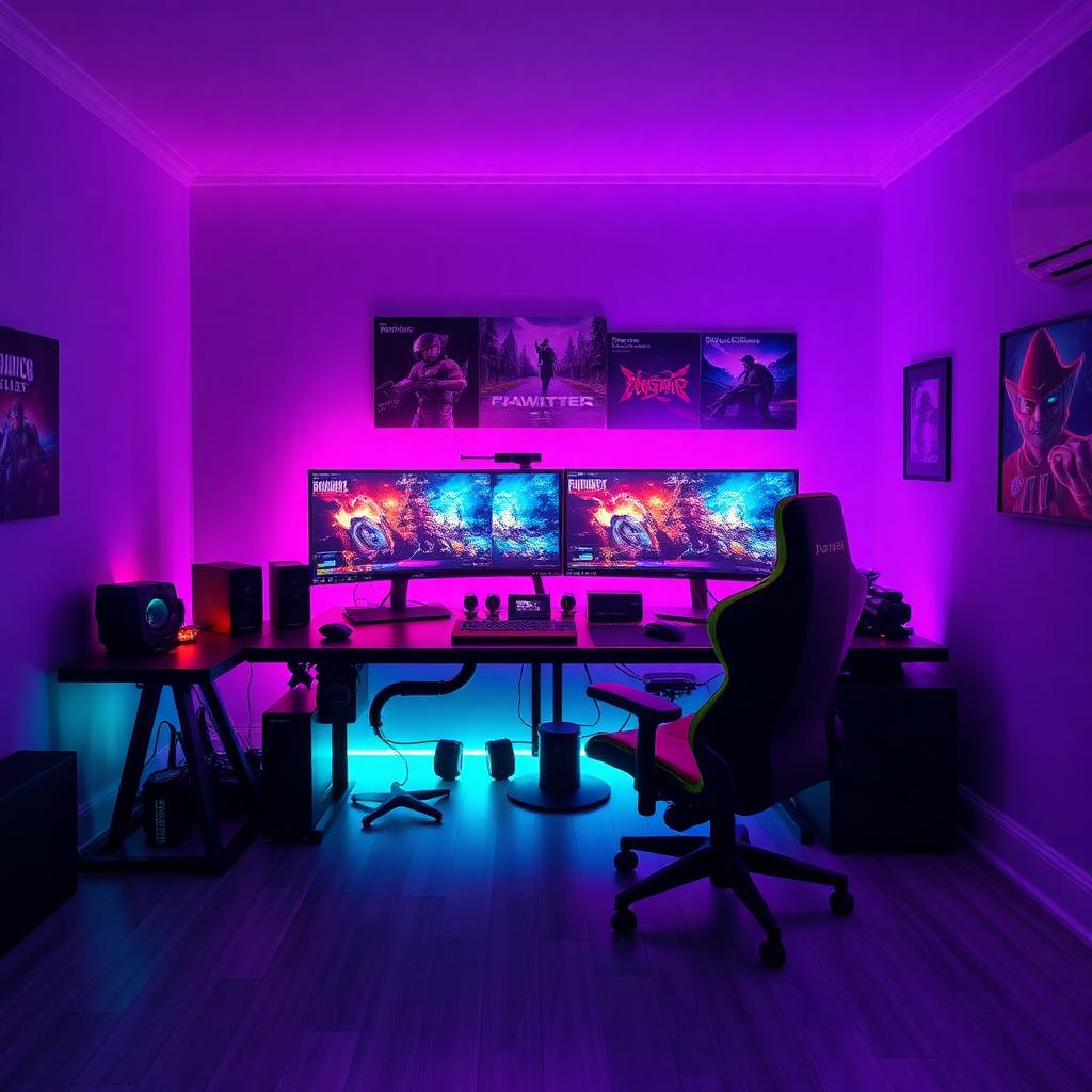 Organização de cabos e setup